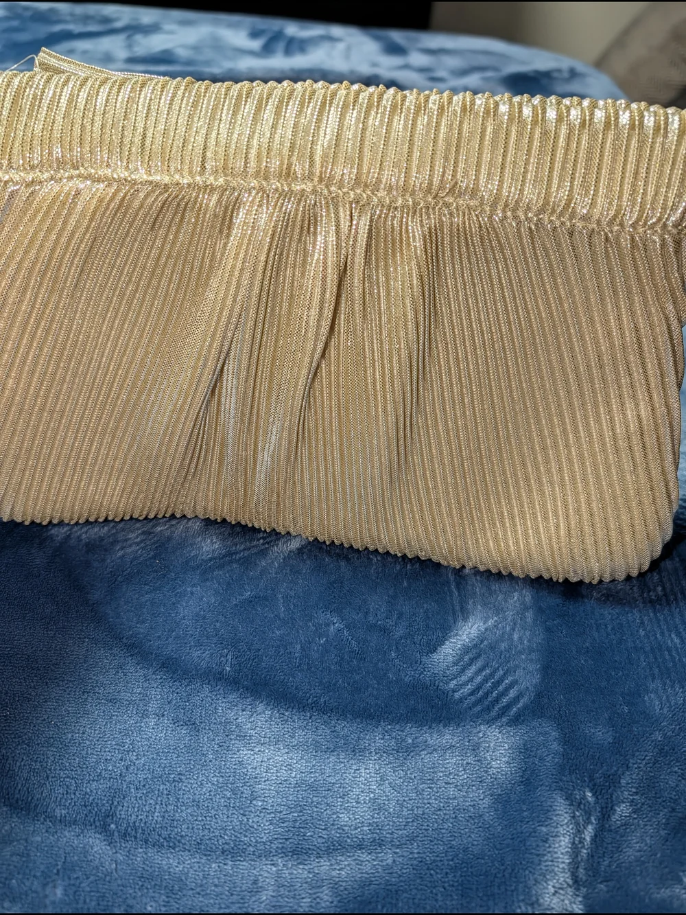 Gold Bow Pleated Clutch Bag - Women Bags.